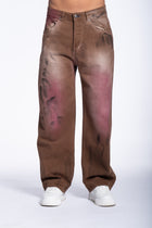 Jeans Palazzo sfumature Bordeaux