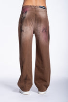 Jeans Palazzo sfumature Bordeaux