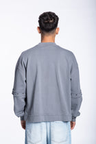 Felpa Doppia manica con borchie