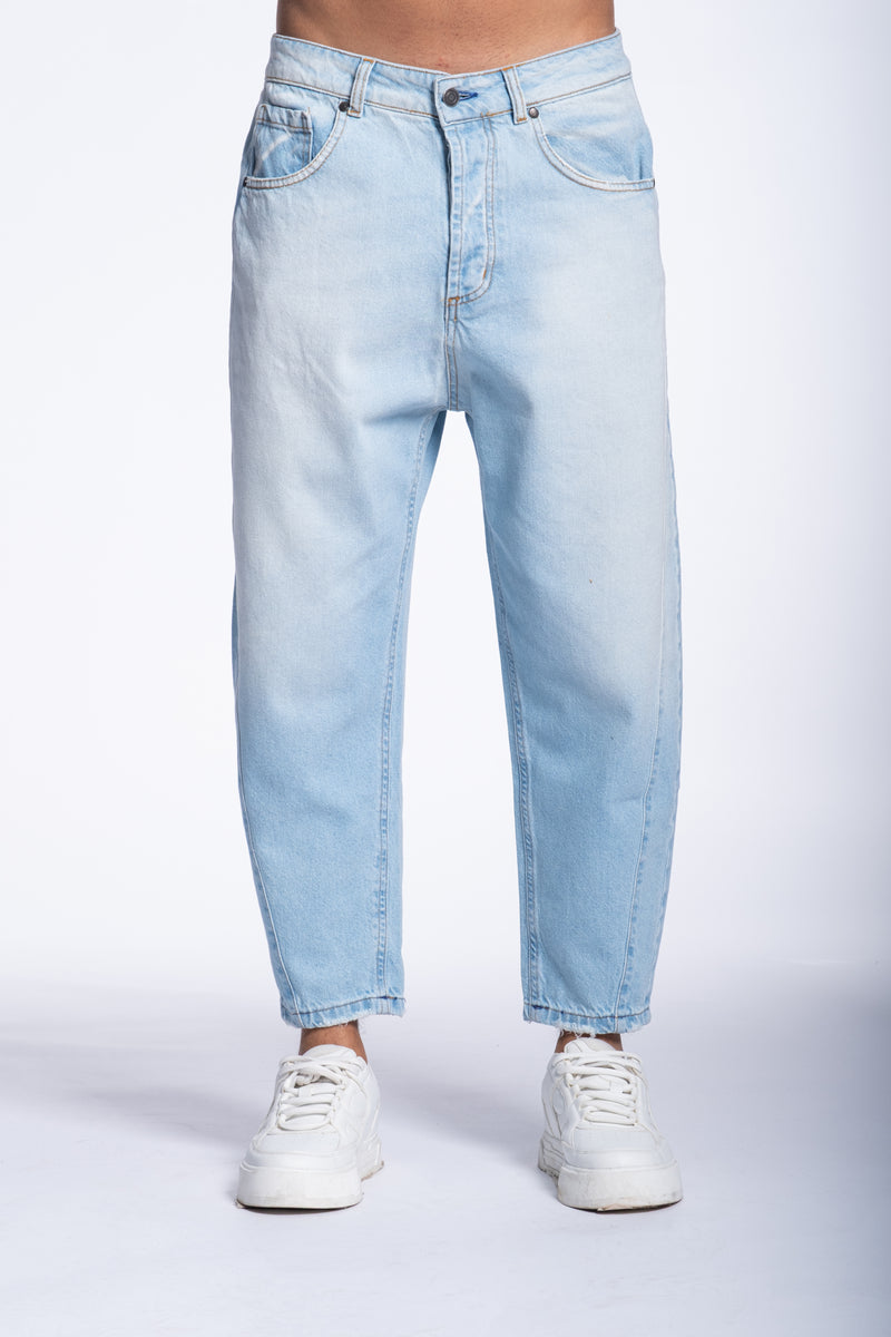Jeans Balloon Denim lavaggio chiaro