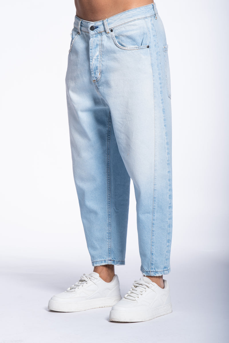 Jeans Balloon Denim lavaggio chiaro