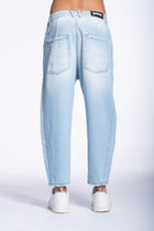 Jeans Balloon Denim lavaggio chiaro