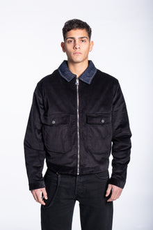 Corduroy jacket boxy tasconi