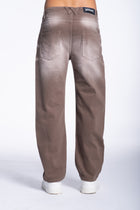Jeans brown Basic sfumato