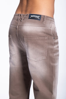 Jeans brown Basic sfumato