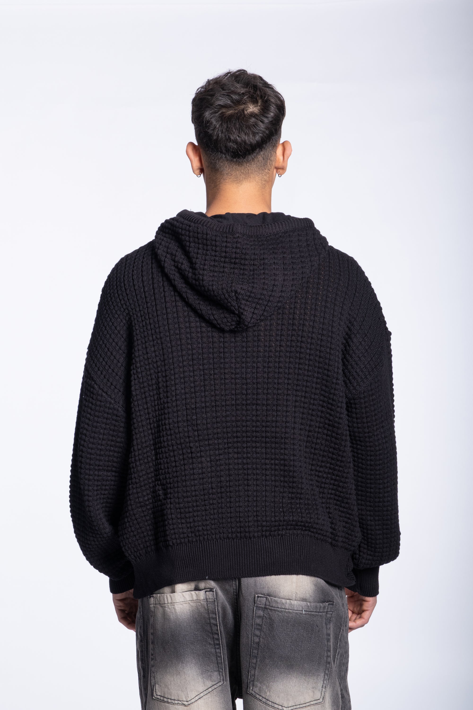 Felpa knit basic Black