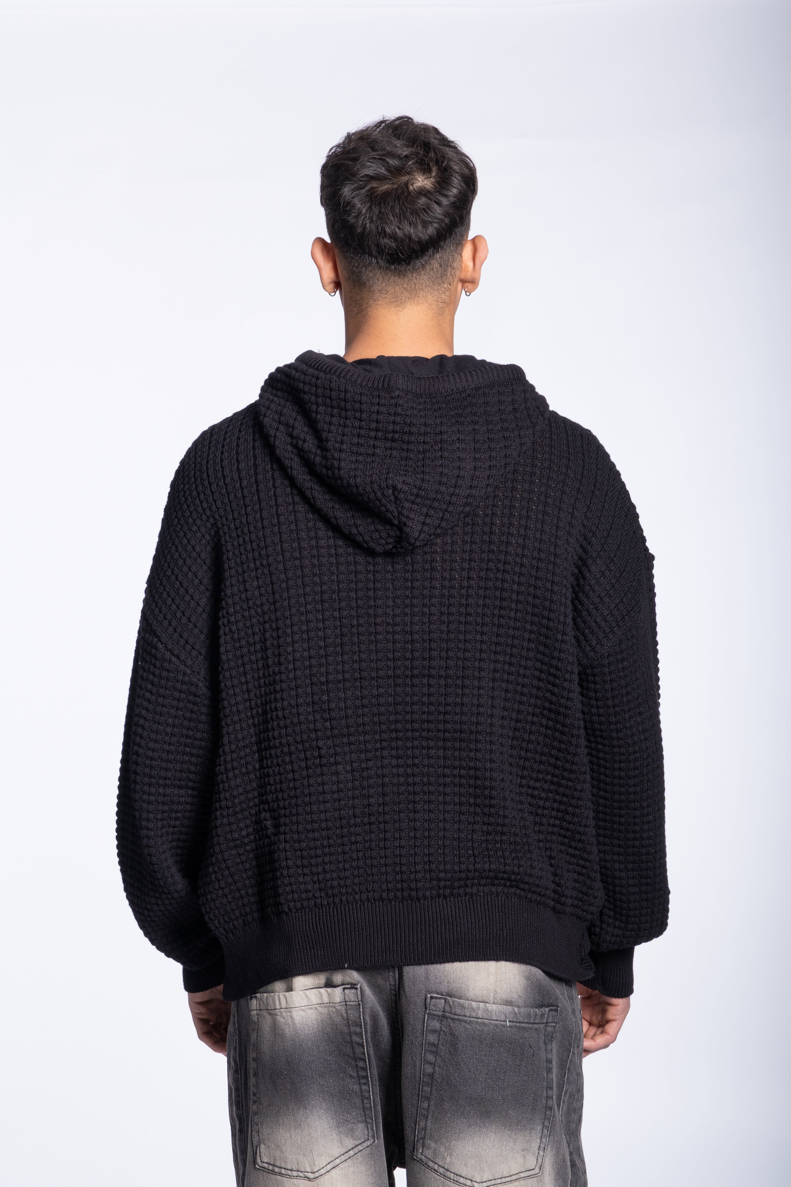 Felpa knit basic Black