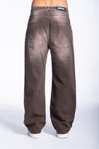Jeans Balloon Sfumato Color Brown