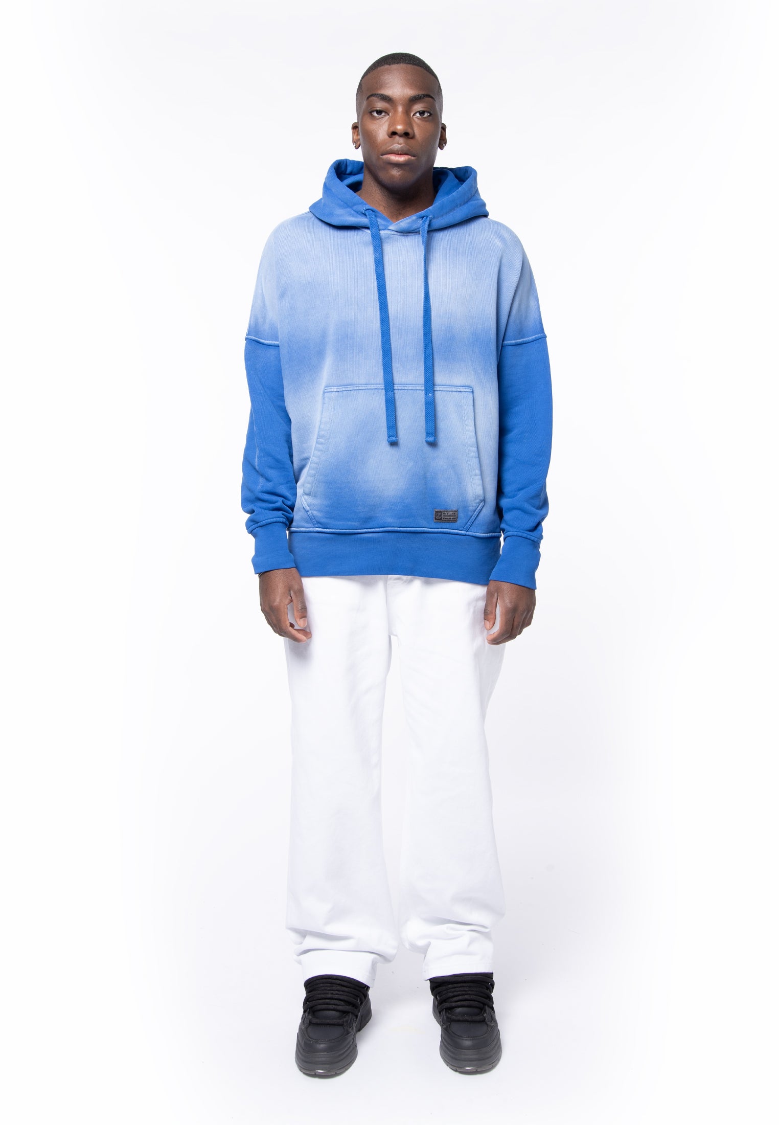 Basic electric blue oversized sweatshirt