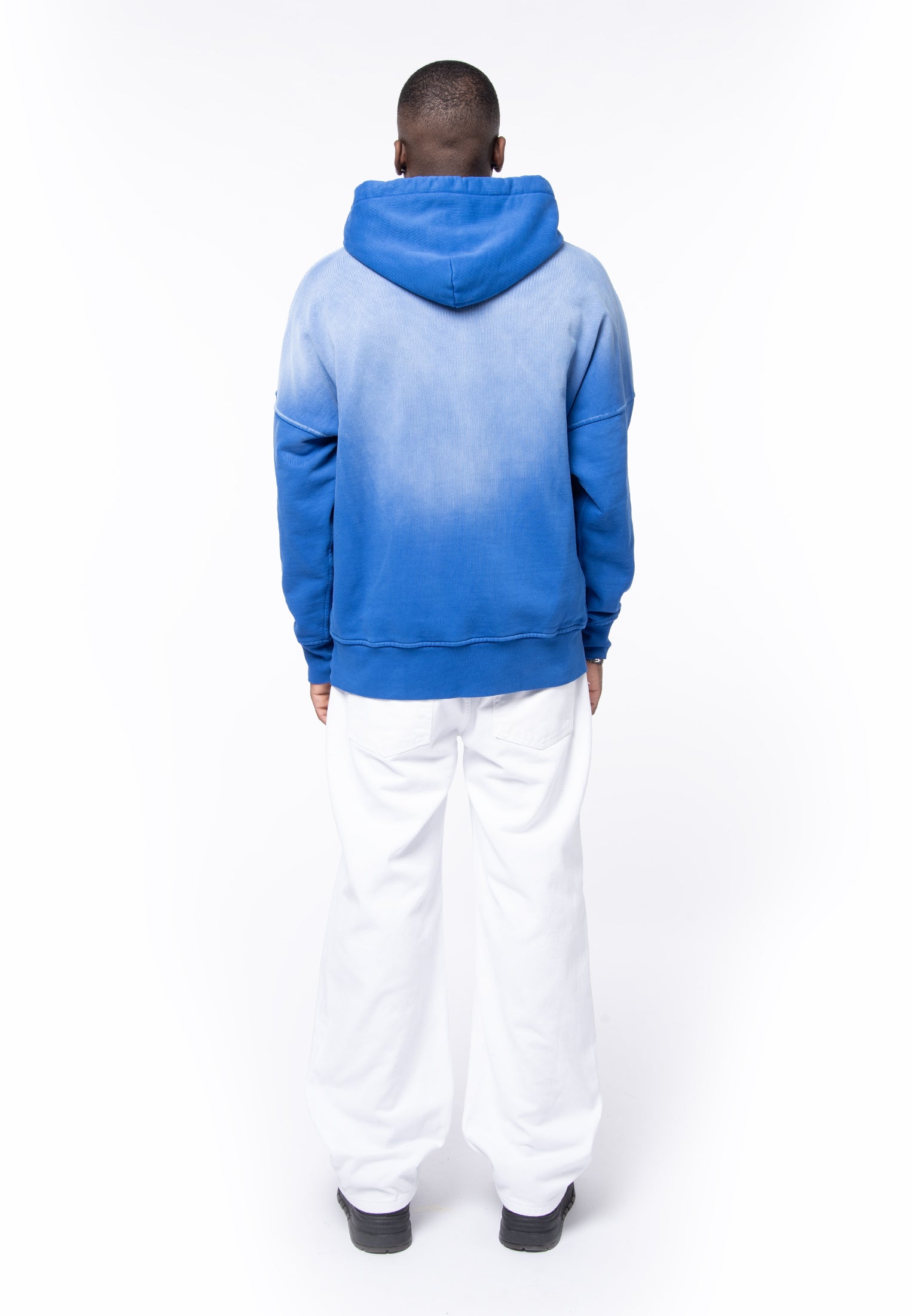 Basic electric blue oversized sweatshirt