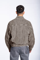 Padded corduroy jacket boxy mud
