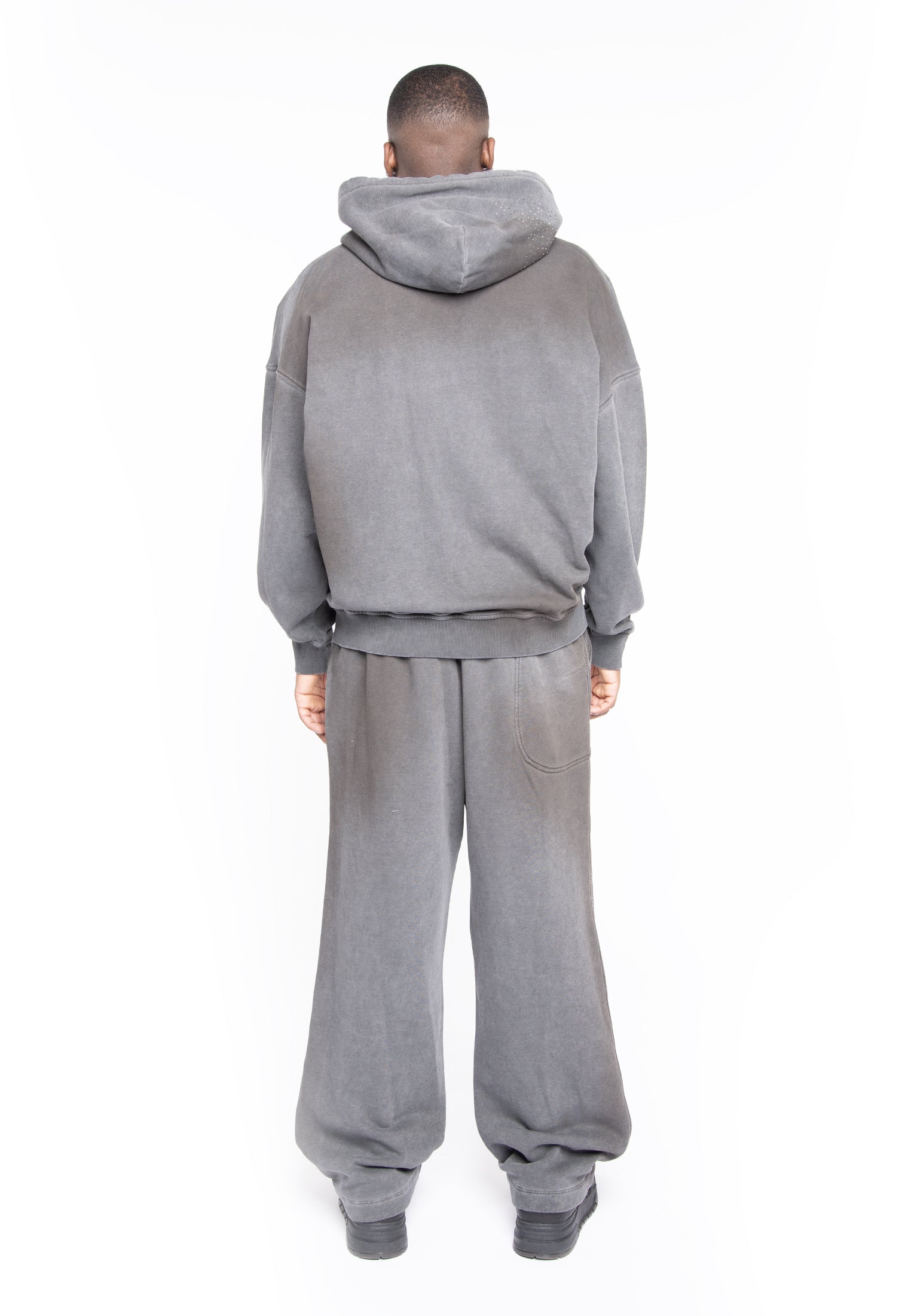 FELPA OVERSIZE GRAY & STRASS