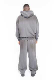 FELPA OVERSIZE GRAY & STRASS