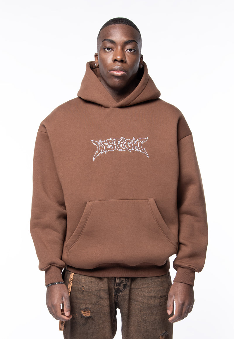 Felpa cappuccio oversize basic logo camel