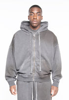 FELPA OVERSIZE GRAY & STRASS