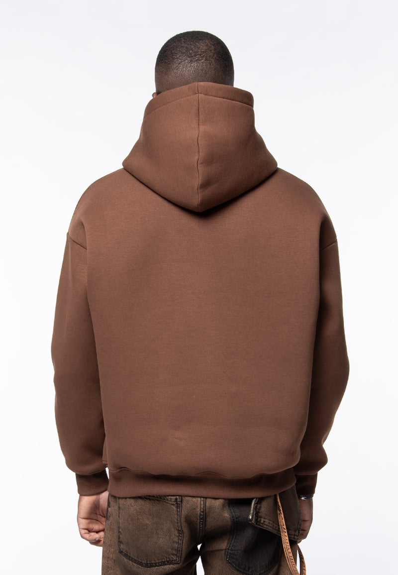 Felpa cappuccio oversize basic logo camel