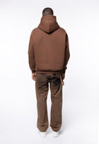Felpa cappuccio oversize basic logo camel