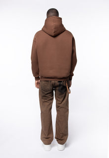Felpa cappuccio oversize basic logo camel