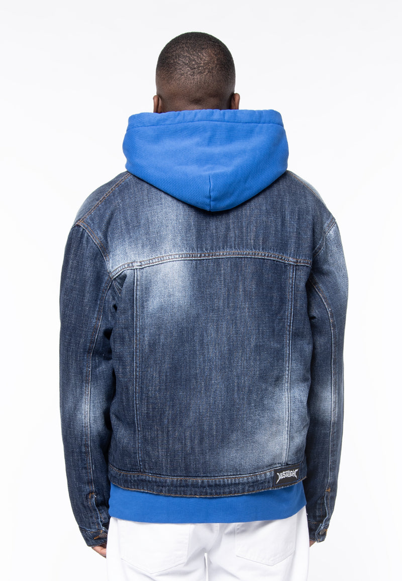 Denim jacket boxy tasconi mid wash