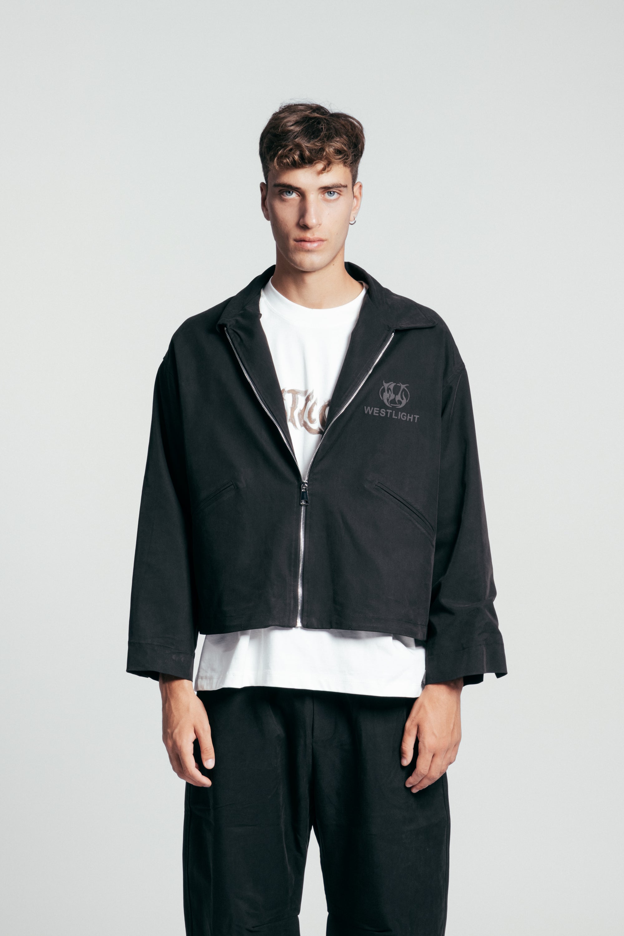 Cropped Boxy Jacket