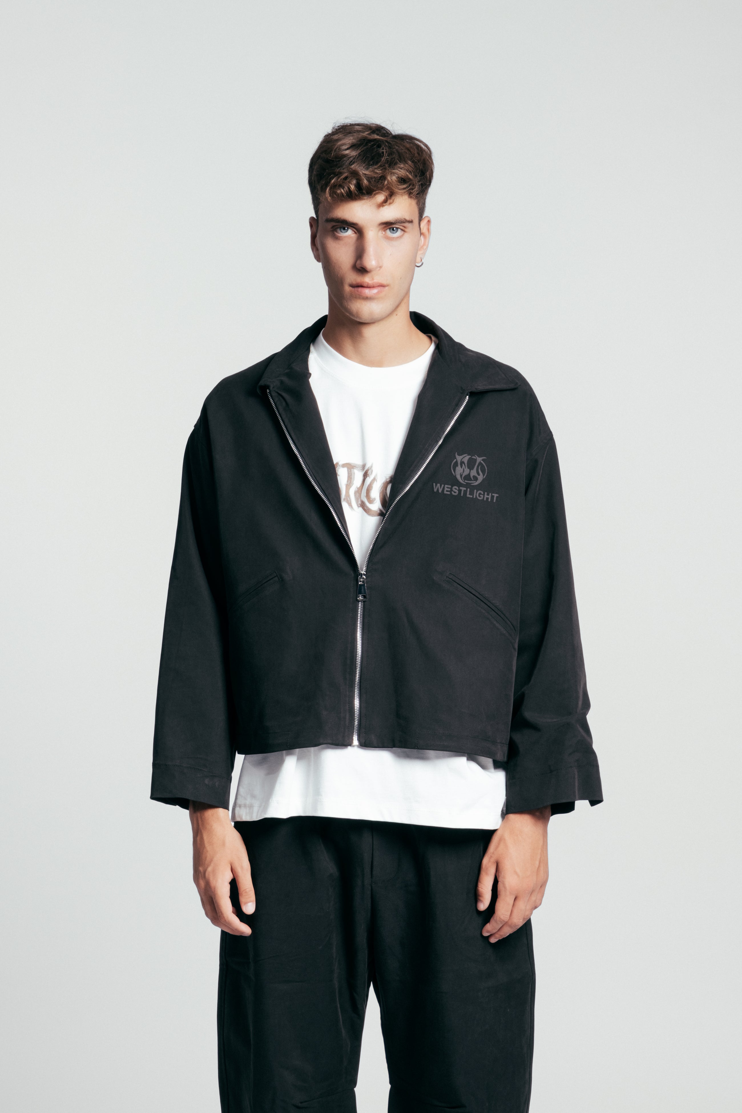 Cropped Boxy Jacket