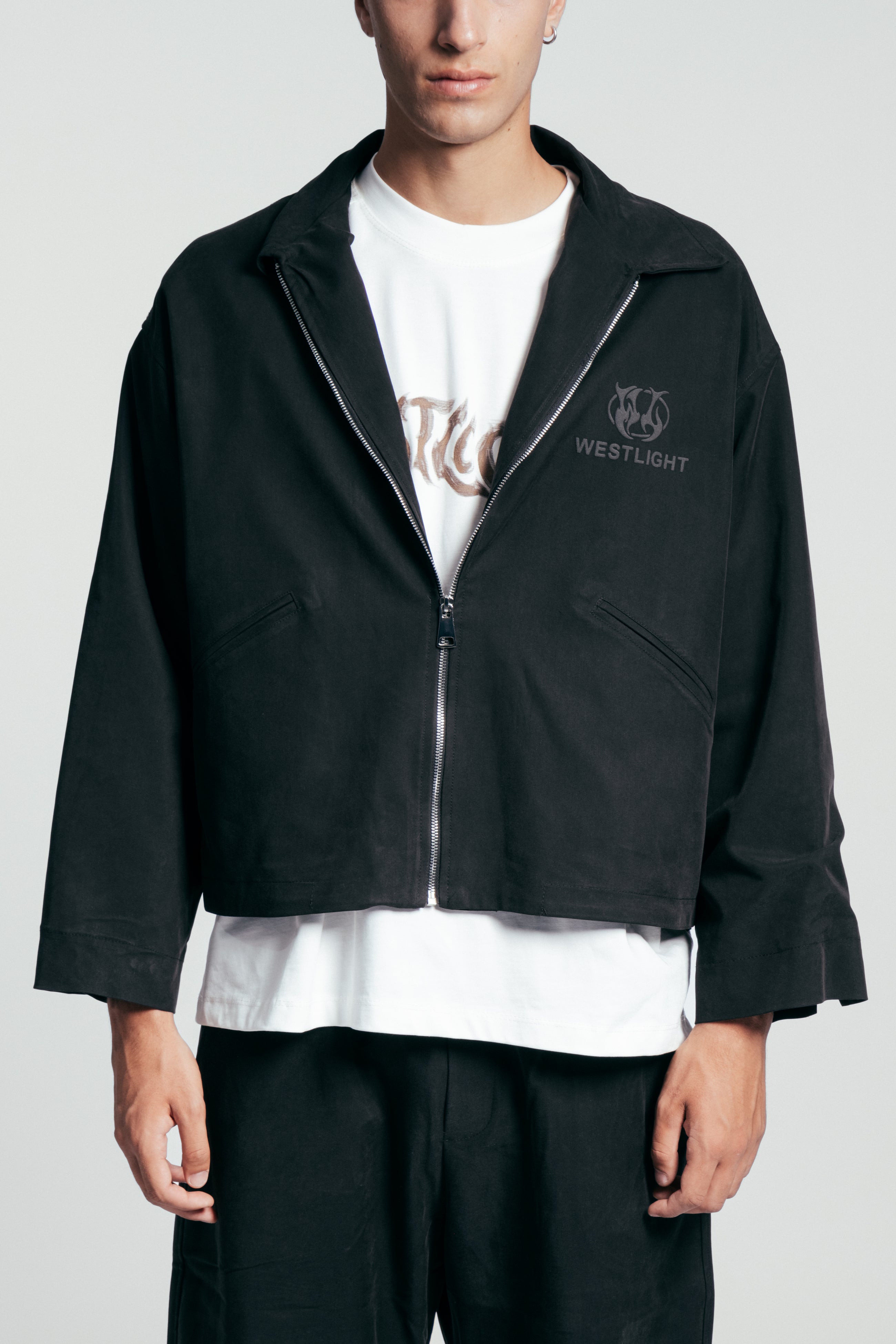 Cropped Boxy Jacket