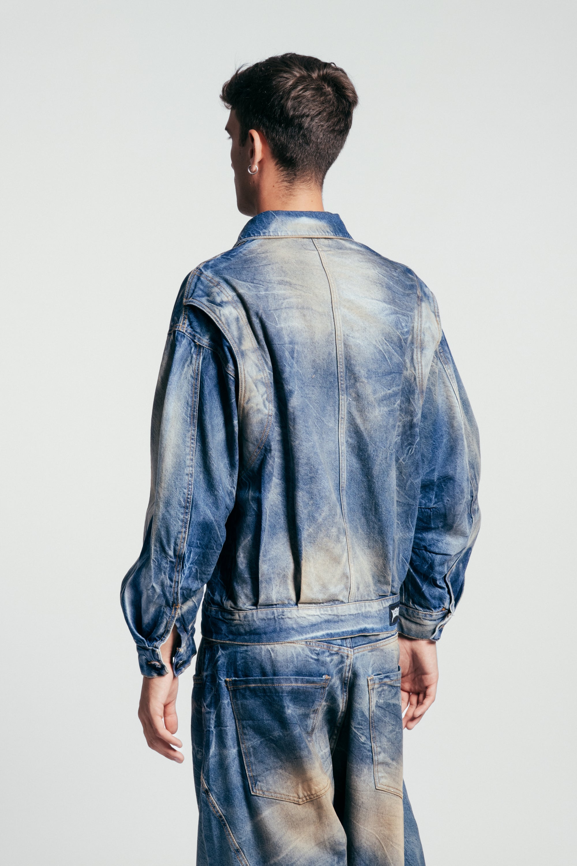 Rust Washed Denim Jacket