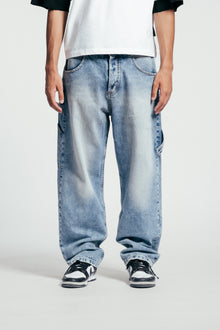 Light Blue Cargo Jeans
