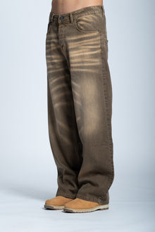 BALLOON TOBACCO WASHED JEANS