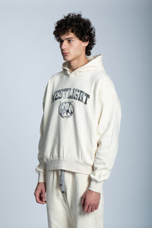 Felpa BASIC logo Bianca