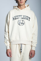 Felpa BASIC logo Bianca