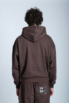 Felpa BASIC Logo Marrone