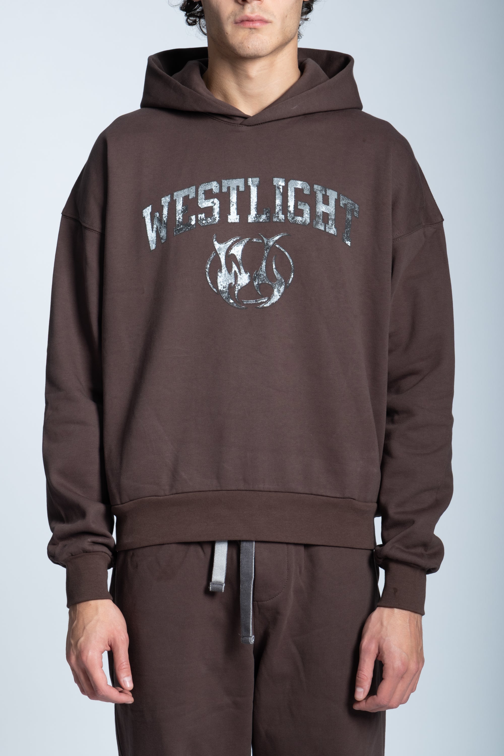 Felpa BASIC Logo Marrone